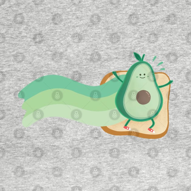 Avocado On Toast Surfing by awesomesaucebysandy